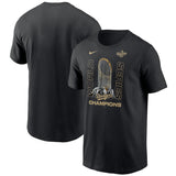 Los Angeles Dodgers Black 2025 World Series Champions Raise The Trophy T