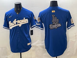 Los Angeles Dodgers Dodgers Gold Text English Style 2