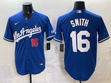 Los Angeles Dodgers #16 Will Smith Dodgers English Version Special Edition