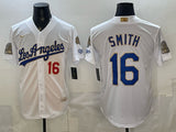 Los Angeles Dodgers #16 Will Smith Dodgers Platinum Adult