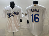 Los Angeles Dodgers #16 Will Smith Dodgers Platinum V2 Style 2