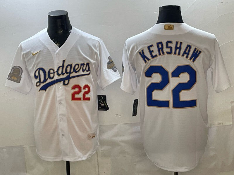 Los Angeles Dodgers #22 Clayton Kershaw Style 2
