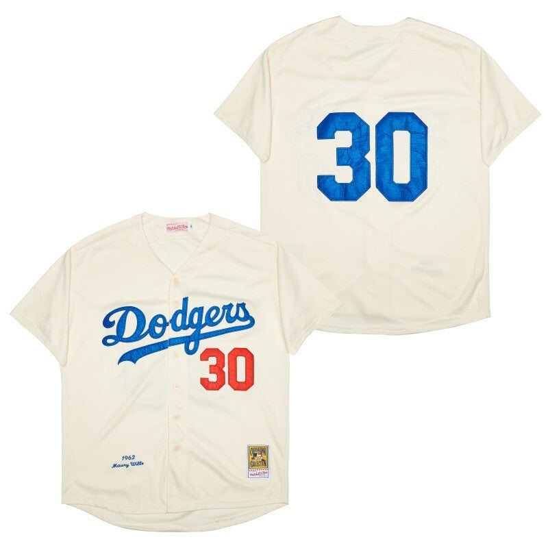 Los Angeles Dodgers #30 Maury Wills Style 3