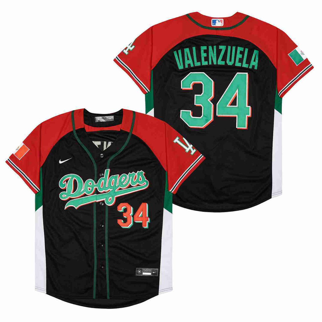 Los Angeles Dodgers #34 Fernando Valenzuela Dodgers 34 Collaboration Edition