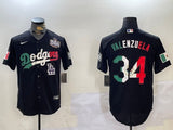Los Angeles Dodgers #34 Fernando Valenzuela Dodgers Adult Style 1