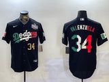 Los Angeles Dodgers #34 Fernando Valenzuela Dodgers Adult Style 3