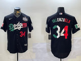 Los Angeles Dodgers #34 Fernando Valenzuela Dodgers Adult Style 4
