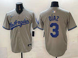 Los Angeles Dodgers #3 Diaz Dodgers Adult Style 2