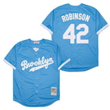 Los Angeles Dodgers #42 Jackie Robinson Dodgers 42 Light Blue Retro