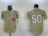 Los Angeles Dodgers #50 Mookie Betts Dodgers Adult Style 2