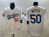 Los Angeles Dodgers #50 Mookie Betts Style 1