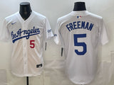 Los Angeles Dodgers #5 Freddie Freeman Dodgers English Version V2