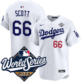 Los Angeles Dodgers #66 Tanner Scott Home Limited 2025 World Series Jersey
