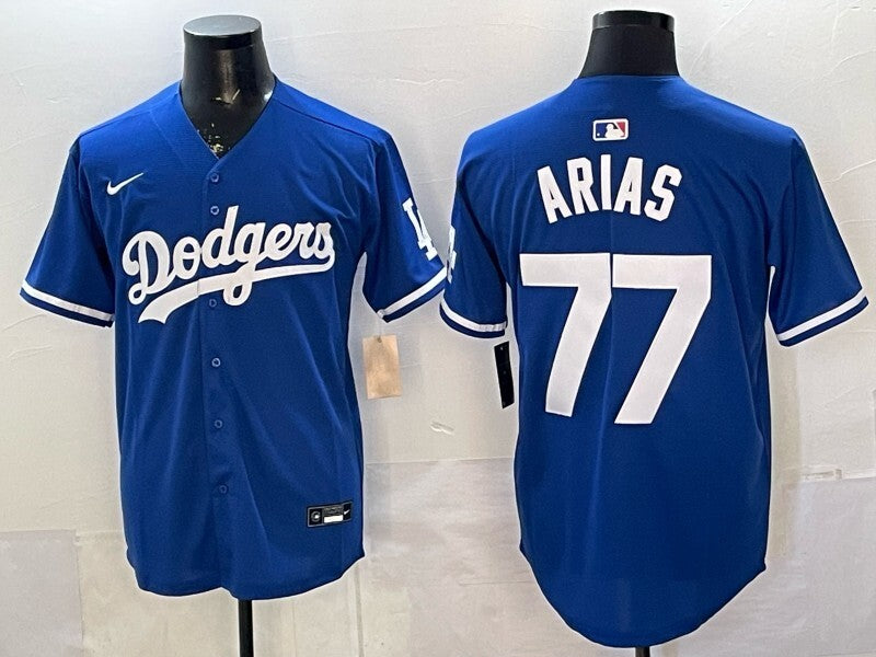 Los Angeles Dodgers #77 Arias Dodgers Adult Style 1