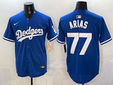 Los Angeles Dodgers #77 Arias Dodgers Adult Style 1