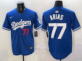 Los Angeles Dodgers #77 Arias Dodgers Adult Style 2