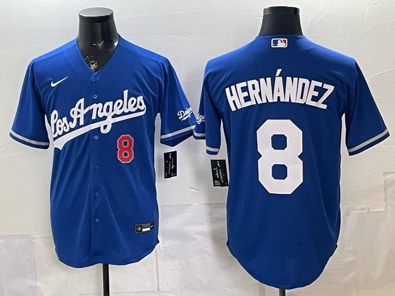 Los Angeles Dodgers #8 Enrique Hernandez Dodgers English Version Special Edition