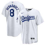 Los Angeles Dodgers #8 Enrique Hernandez White 2025 World Series Champions Patch