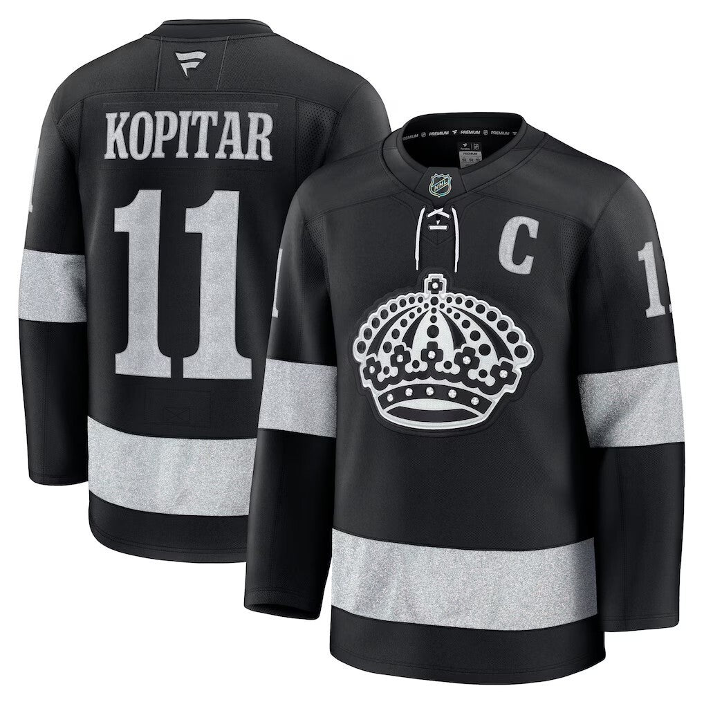 Los Angeles Kings #11 Anze Kopitar Alternate Premium Jersey - Black