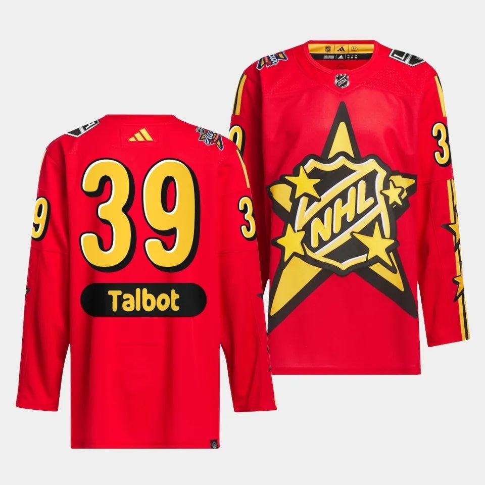Los Angeles Kings #39 Cam Talbot 2024 NHL All-Star Red