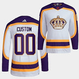 Los Angeles Kings #custom-2022 white-reverse-retro-2.0-authentic-primegreen-jersey