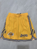 Los Angeles Lakers Lakers Fan Yellow Shorts Style 2