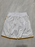 Los Angeles Lakers Lakers Retro White Shorts Style 1
