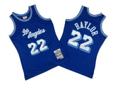 Los Angeles Lakers #22 Baylor Lakers 22 Colorful Blue 60-61 Season Mitchell Retro Jersey