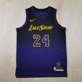 Los Angeles Lakers #24 Kobe Bryant Hot Press Lakers 24 Purple City Edition s-xxl Style 2