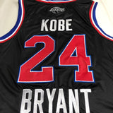 Los Angeles Lakers #24 Kobe Bryant Kobe 24 # 15 All-Star Black xs-xxl Style 2