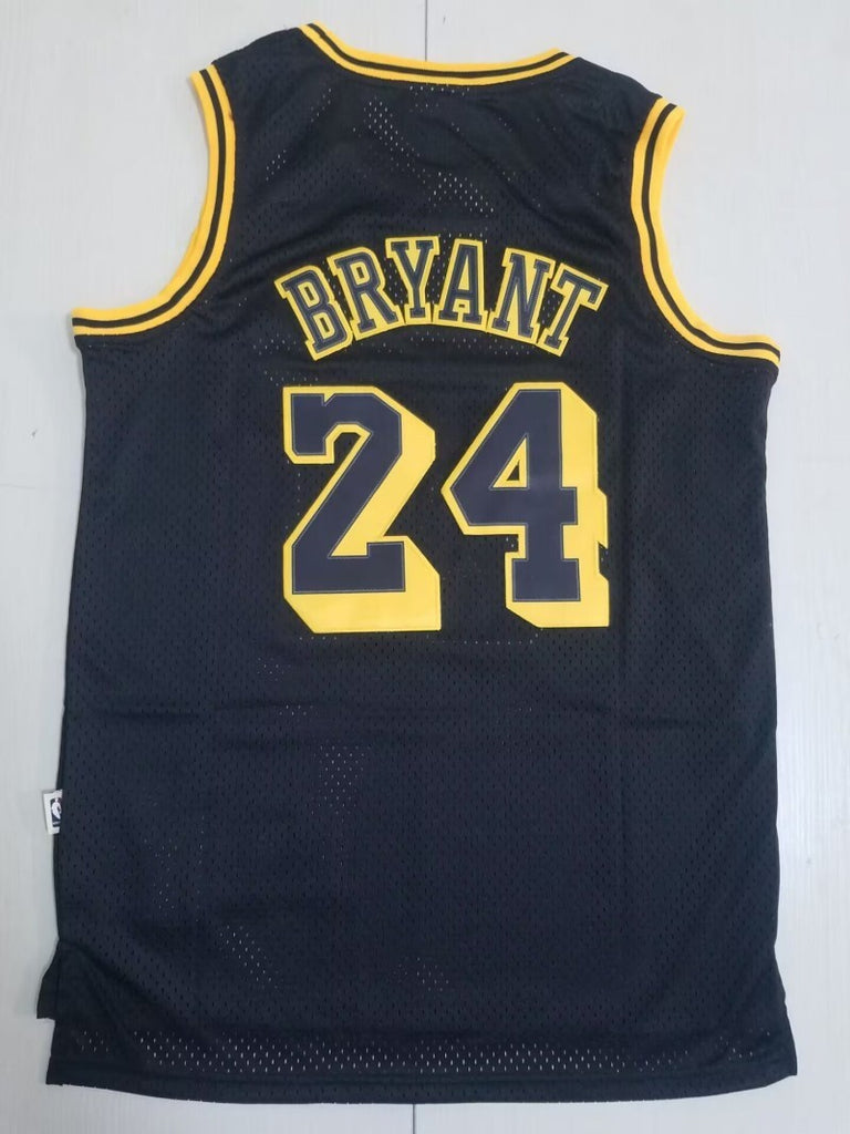 Los Angeles Lakers #24 Kobe Bryant Lakers 24 Retro Black s-xxl Style 1