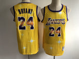 Los Angeles Lakers #24 Kobe Bryant Lakers 24 Yellow Galaxy Edition