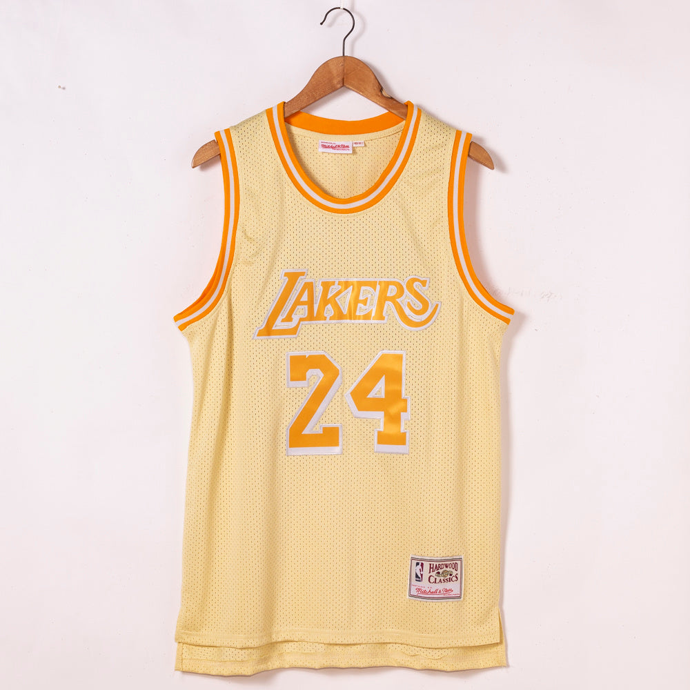Los Angeles Lakers #24 Kobe Bryant Lakers 24 Yellow Limited Edition Style 2
