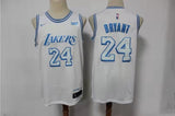 Los Angeles Lakers #24 Kobe Bryant Lakers 24 # 2021 New City Edition White Jersey -- With Logo