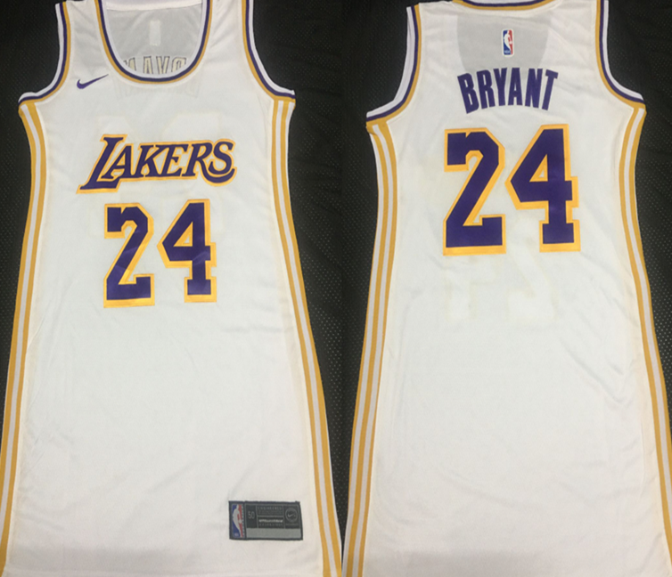 Los Angeles Lakers #24 Kobe Bryant NBA Dress Style 1