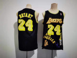 Los Angeles Lakers #24 Kobe Bryant Sketching version jersey black
