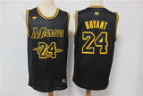 Los Angeles Lakers #24 Kobe Bryant # 24 # Black Limited Edition Jersey -- Kobe Jersey Style 2