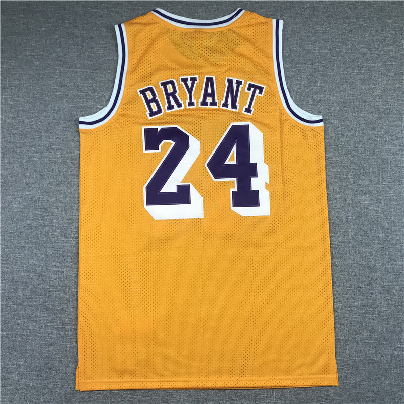 Los Angeles Lakers #24 kobe Bryant Lakers 24 Yellow 60 2007-08 Style 1