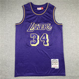 Los Angeles Lakers #34 Lakers 34 O'Neal Edition Style 2
