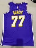 Los Angeles Lakers #77 Luka Dončić 26 Season Lakers City Purple Style 1