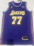 Los Angeles Lakers #77 Luka Dončić Lakers 77 # Purple Style 4
