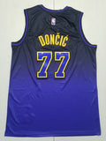 Los Angeles Lakers #77 Luka Doncic Lakers 77 New Purple City s-xxl Style 1
