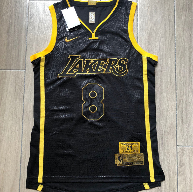 Los Angeles Lakers #8 24 Kobe Bryant Kobe Front 8 Back 24 Edition XS-XXL Style 2