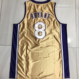 Los Angeles Lakers #8 Kobe Bryant Kobe 8 # 2020 Edition Gold Jersey Style 1