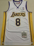 Los Angeles Lakers #8 Kobe Bryant Lakers 8 # White Retro Style 2
