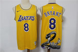 Los Angeles Lakers #8 Kobe Bryant Lakers 8 # Yellow Limited Edition Jersey