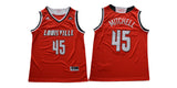 Louisville Cardinals 45 Red Basketball