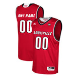 Louisville Cardinals Any Name 00 Red