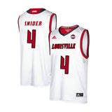 Louisville Cardinals Snider 4 White