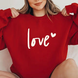 Love Sweatshirt, Womens Valentines Hearts Sweatshirt, Valentine's Day Shirt, Nine Hearts Valentine, Valentine's Day Gift